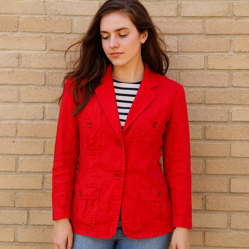 Lauren Ralph Lauren Red Women's Blazer